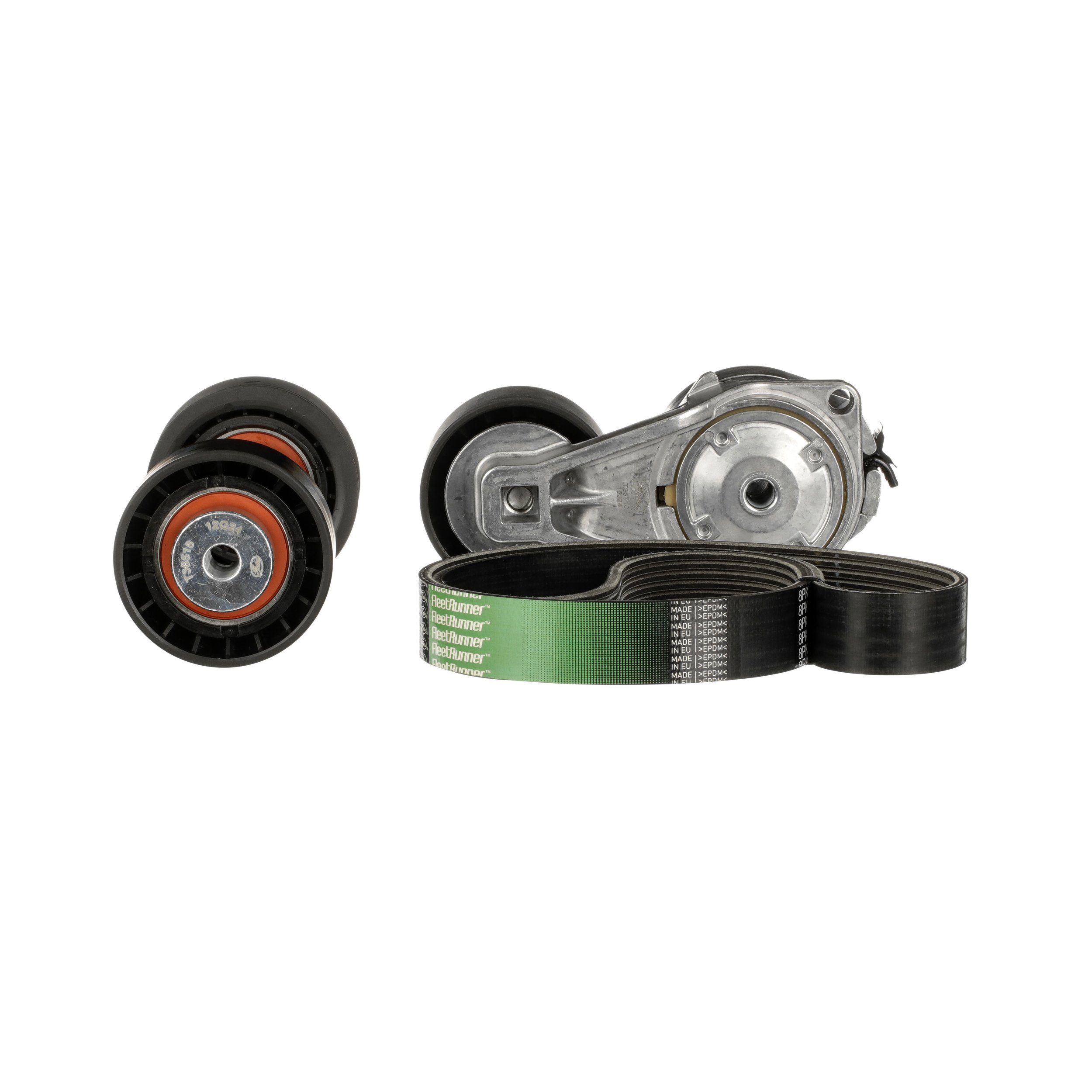 V formos rumbuotas diržas, komplektas GATES FleetRunner Micro-V Kit K028PK1890HD tinka BMW, AUDI, VOLKSWAGEN, MERCEDES-BENZ, VOLVO pigu