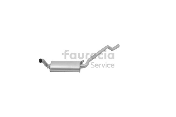 originais Audi A3 Faurecia Silenciador central FS03007