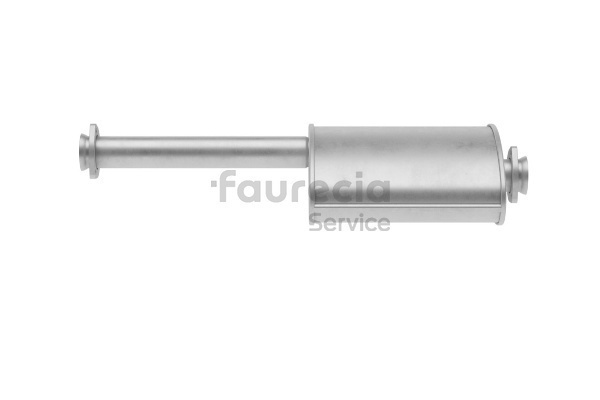NTC1797 OE Faurecia Panela de escape dianteira FS07001