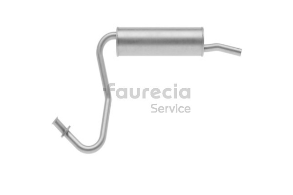 Faurecia FS10046 Endschalldämpfer BMW E21 323i 143 PS Benzin 1982