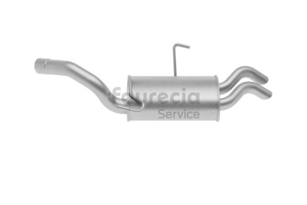 Faurecia FS15257 Zadnji izpušni lonec FIAT Scudo I Van (220) 2.0 JTD 16V Dizel 109 km 2000