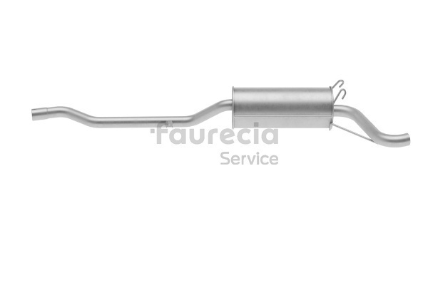 9809879080 OE Faurecia Rear silencer FS15377