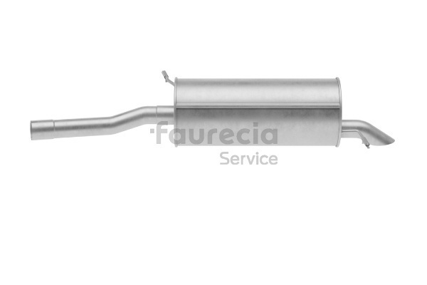 Faurecia FS15576 Exhaust silencer CITROЁN C5 II Hatchback 2.0 16V Petrol 140 hp 2004 price