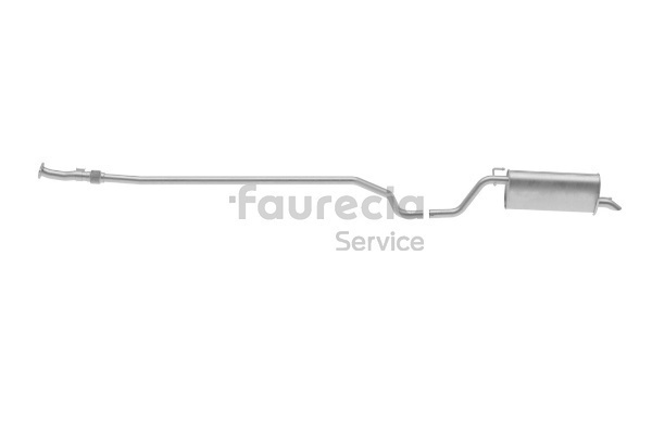 Faurecia FS25093 Auspuff-Endtopf Fiat Punto Evo 1.2 Benzin 65 PS 2010