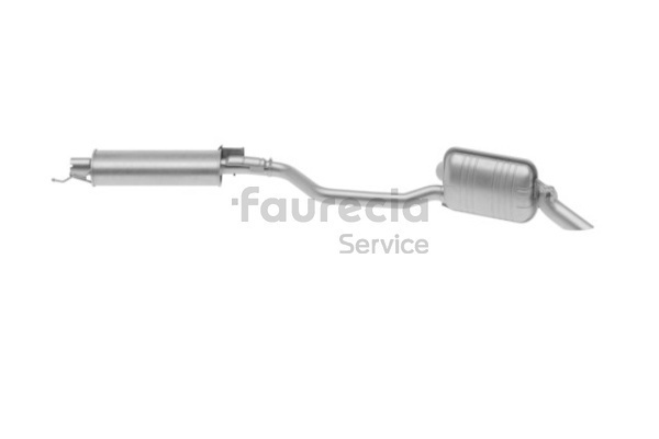 Endschalldämpfer Faurecia FS25120 passend für FIAT zum günstigen Preis