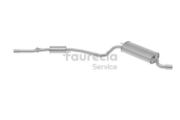 Endschalldämpfer Faurecia FS25360 passend für FIAT zum günstigen Preis