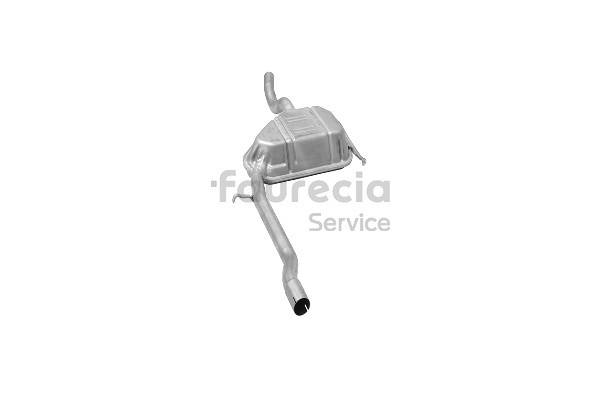 Faurecia FS25363 Mittelschalldämpfer LANCIA DEDRA (835) 1.6 i.e. Benzin 78 PS 1989