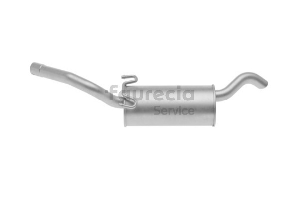 Faurecia FS25393 Zadnji izpušni lonec FIAT Scudo I Van (220) 1.6 Bencin 79 km 1996