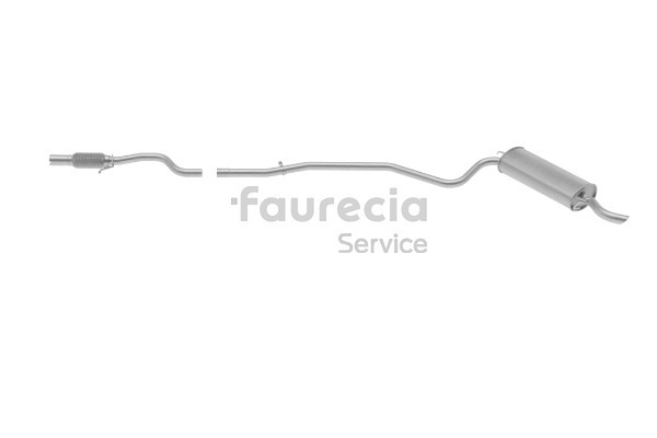 Faurecia FS25564 Bakre eksospotte FIAT SEICENTO