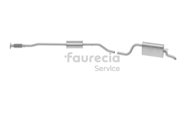 Faurecia FS25664 Lydpotte LANCIA Ypsilon II (843) 1.2 (843.AXA1A) Benzin 60 HK 2010 pris