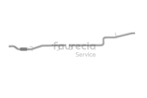 Faurecia FS25757 Выхлопные трубы FIAT DOBLO (119) 1.3 JTD 16V Дизель 70 л.с. 2004