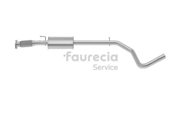 d'origine Fiat DUCATO Faurecia Silencieux central FS25795