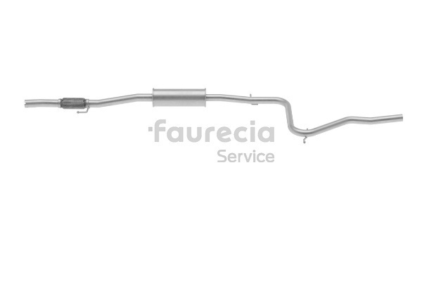 FS25796 Faurecia Silencioso intermedio FIAT FIORINO
