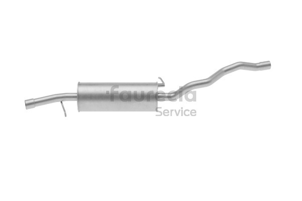 Faurecia 7M0253409AB Uitlaat middendemper