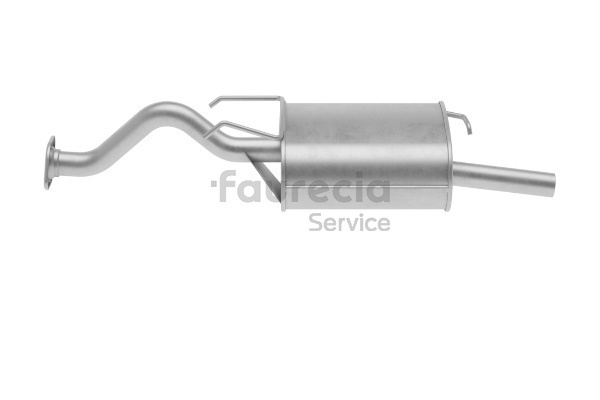 Silenciador trasero 18030S1EE40 Faurecia FS33157