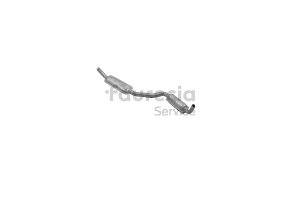 Silenciador intermedio 21031202005 Faurecia FS37009