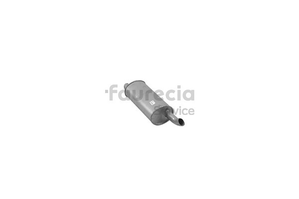 Faurecia FS40004 Išmetimo bakelis OPEL Kadett E CC (T85) 1.2 (C08, C48, D08, D48) benzinas 55 AG 1984
