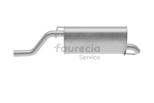 Faurecia FS40030 Bakre eksospotte VAUXHALL Corsa Mk3 (D) (S07) 1.2 LPG (L08) bensin/bilgass (LPG) 80 hk 2010 pris