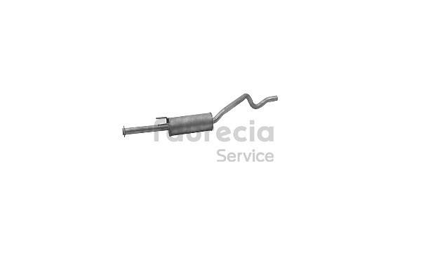 852907 OE Faurecia Panela de escape central FS40183
