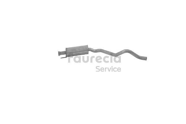 Faurecia FS40389 Srednji glusnik (izpusni lonec) Astra F T92 2.0 i 16V Bencin 136 km 1995