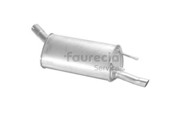 Faurecia FS40476 Endschalldämpfer VAUXHALL Corsa Mk I (B) Schrägheck (S93) 1.2 i 45 PS Benzin 1996