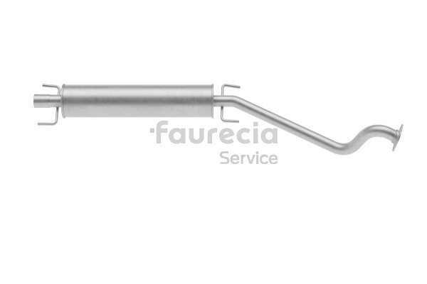 Faurecia FS40491 Srednji glusnik (izpusni lonec) Opel Astra g f48 1.6 LPG (F08, F48) benzin//avtoplin (LPG) 101 km 2002