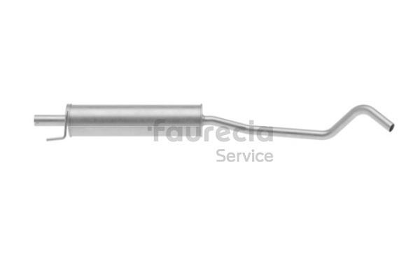 Faurecia FS40512 Mitteltopf Opel Corsa C 1.0 (F08, F68) Benzin 58 PS 2000