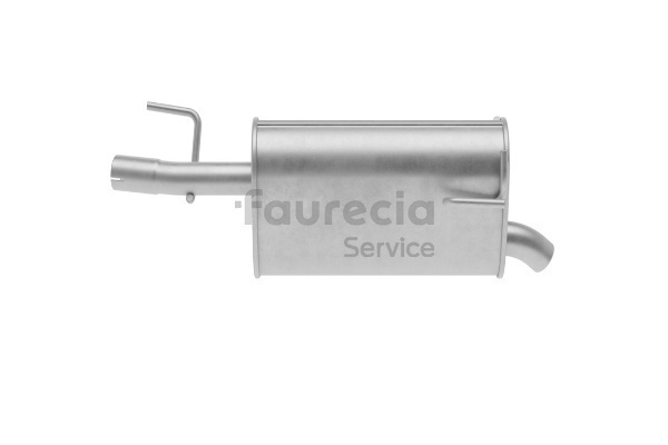 Faurecia FS40655 Endschalldämpfer VAUXHALL Meriva Mk1 (A) (X03) 1.3 CDTI 75 PS Diesel 2009