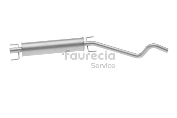 13129810 OE Faurecia Srednji glusnik (izpusni lonec) FS40715