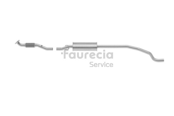 Faurecia FS40865 Forreste lyddemper OPEL Vectra C Sedan (Z02) 2.0 DTI 16V (F69) Diesel 101 hk 2002 pris
