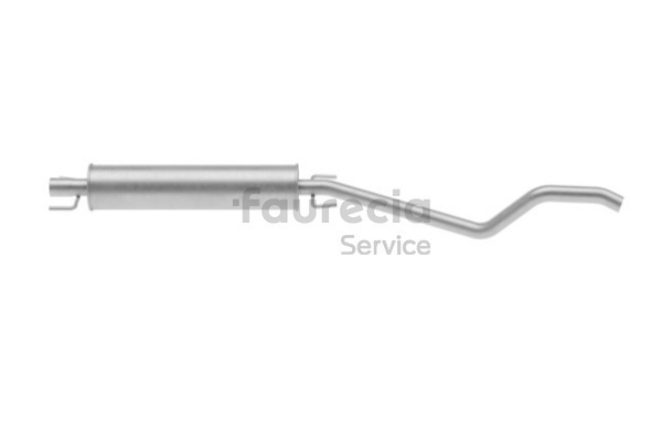 Faurecia FS40873 Silencieux avant OPEL Astra G CC (T98) 1.2 16V (F08, F48) Essence 65 CV 2000 prix