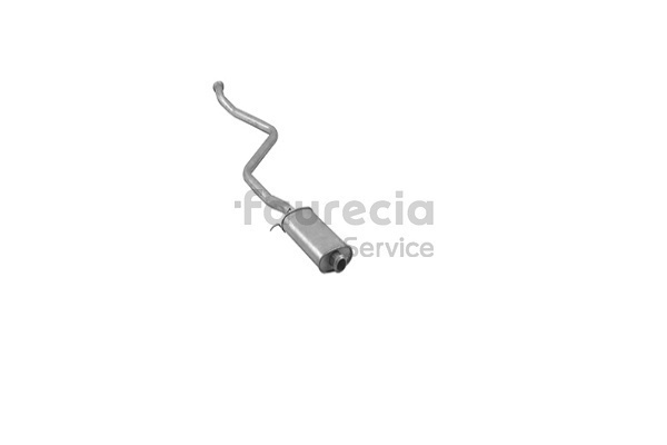 Faurecia Mittelschalldämpfer FS45161