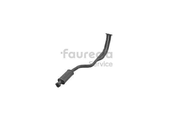 Faurecia FS50007 MERCEDES-BENZ 190 Forreste lyddemper pris