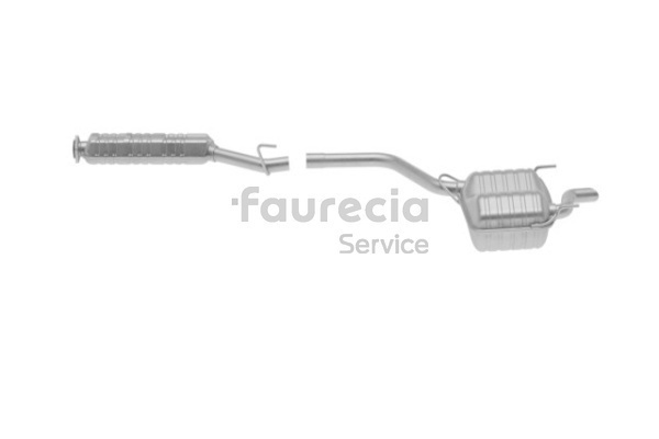 d'origine Mercedes-Benz CITAN Faurecia Silencieux FS50092