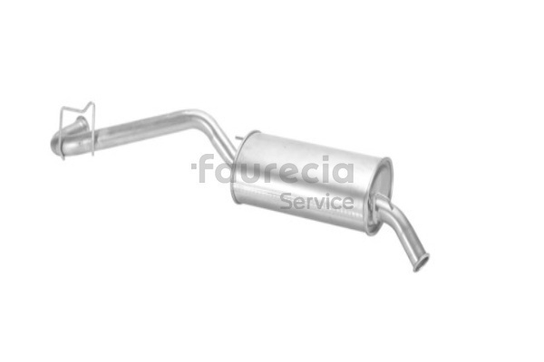 Faurecia 7700797695 Bakre ljuddämpare
