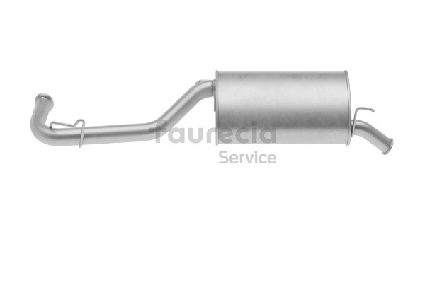 Faurecia FS55039 Endschalldämpfer RENAULT CLIO 1 (B/C57, 5/357) 1.8 90 PS Benzin 1995