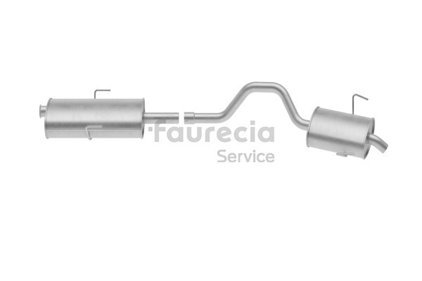 Faurecia 6025304105 Bakre ljuddämpare