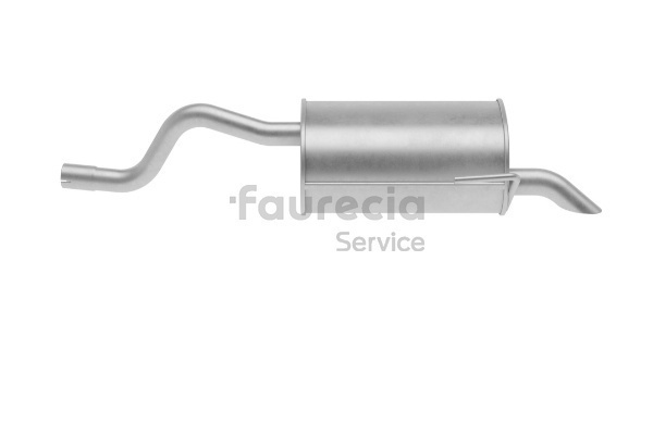 Faurecia FS55433 Išmetimo bakelis Renault Clio 2 1.2 LPG benzinas / suskystintos dujos (LPG) 58 AG 1998