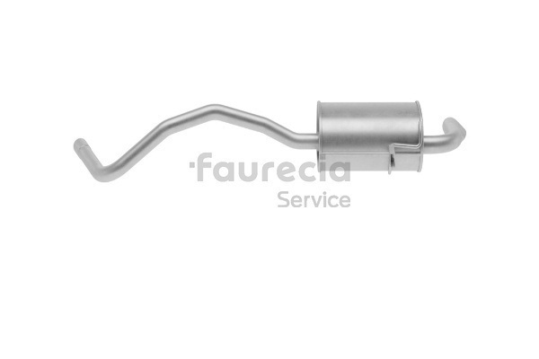 Faurecia FS55449 Zadnji izpušni lonec RENAULT SCENIC 3 (JZ0/1) 1.6 E85 (JZ03, JZ1Y) bencin/etanol 110 km 2009
