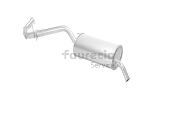 Faurecia FS55450 Endschalldämpfer RENAULT CLIO 1 (B/C57, 5/357) 1.9 D 65 PS Diesel 1997