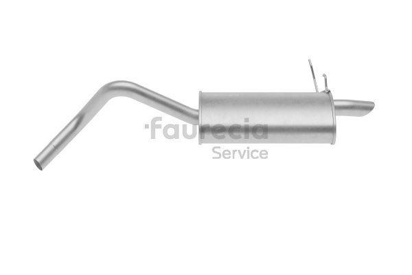 Bakre eksospotte Renault KANGOO 2006 FS55471 Faurecia