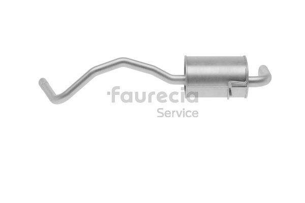 Faurecia FS55613 Конечный глушитель RENAULT Megane II Saloon (LM) 1.4 бензин 98 л.с. 2012