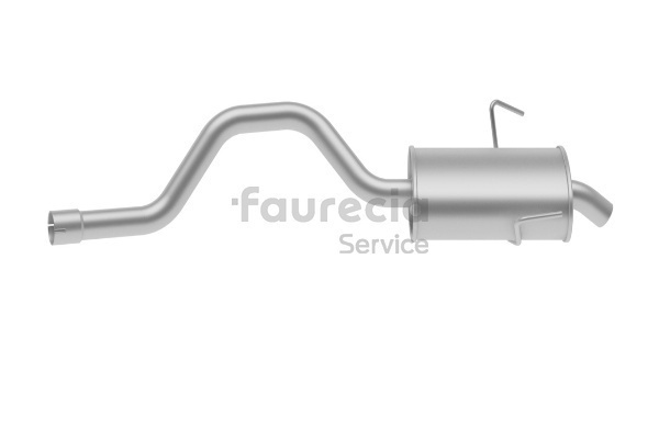 Faurecia 6025304105 Bakre ljuddämpare