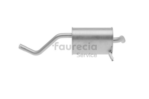 Faurecia FS55790 Конечный глушитель Modus / Grand Modus (F, JP) 1.6 бензин 88 л.с. 2005