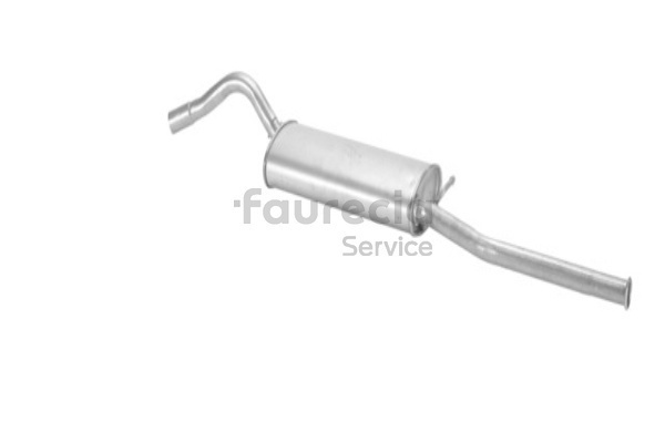 Silenciador trasero 6U9253609E Faurecia FS60014