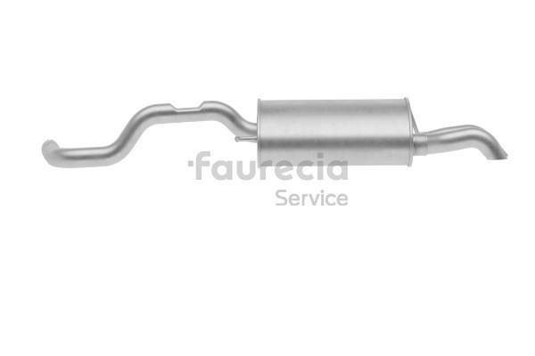 Faurecia FS63097 Endschalldämpfer VW Polo III Variant (6V5) 1.7 SDI 57 PS Diesel 2001