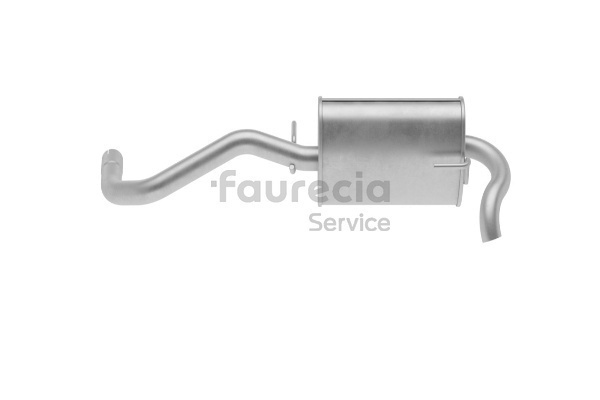Faurecia FS63175 Конечный глушитель VW Lupo / Lupo 3L (6X, 6E) 1.7 SDI Дизель 60 л.с. 2000