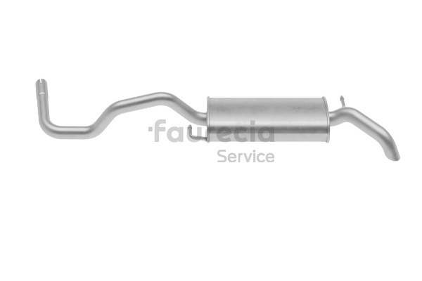 Silenciador trasero 6K5253609AM Faurecia FS63177