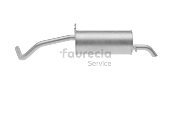 Faurecia FS63271 Išmetimo bakelis Skoda Fabia Praktik 1.2 benzinas 54 AG 2005