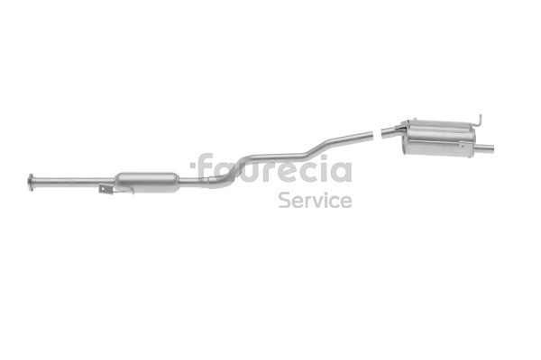 Faurecia FS67062 Конечный глушитель Suzuki Swift mk2 1.3 бензин 68 л.с. 1991